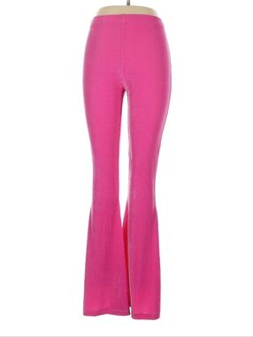 Hot Pink Velvet Flares